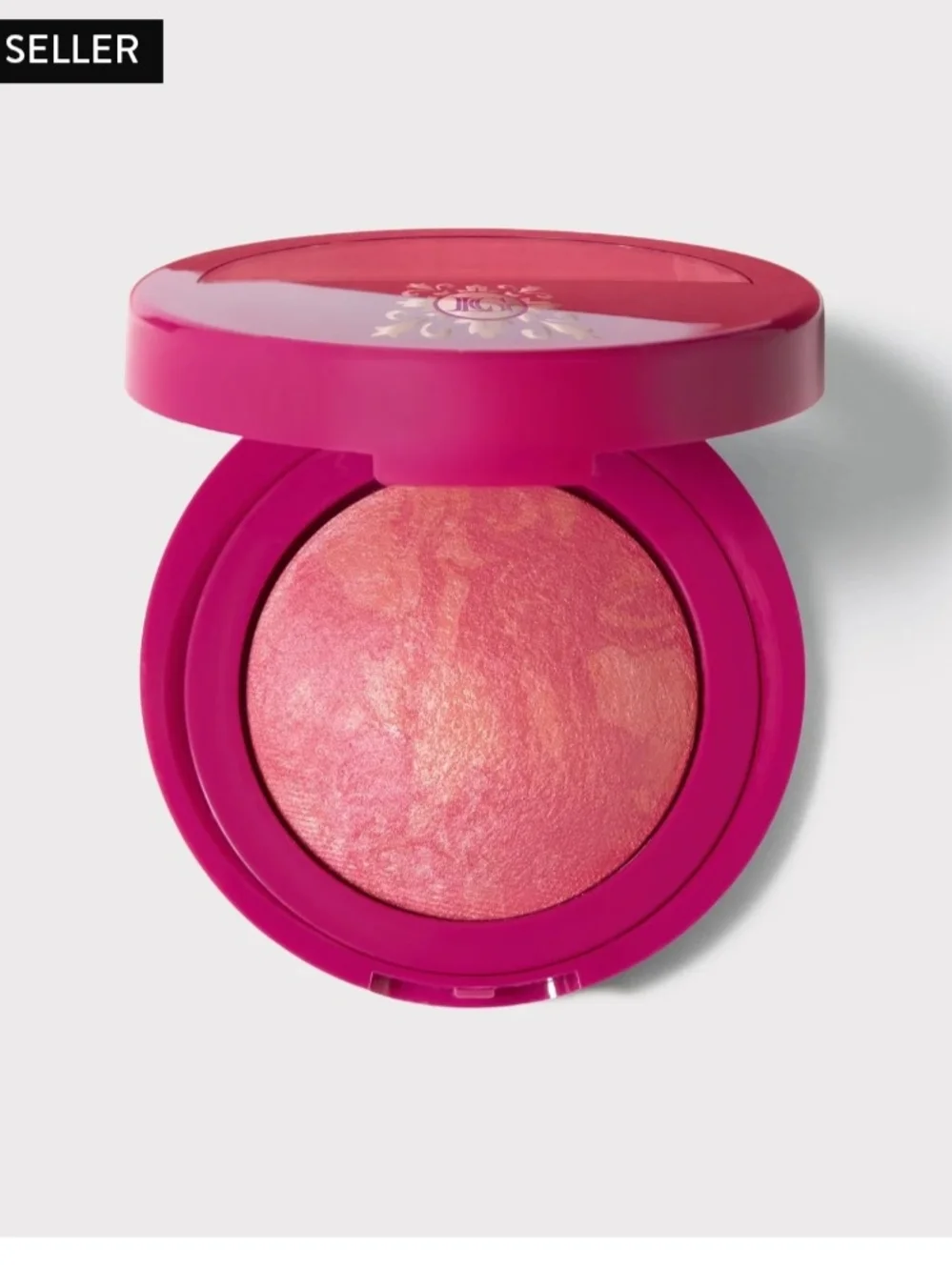 Laura Geller Retractable Angled Kabuki Brush & Baked Blush-N-Brighten New